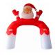 Customized Family Holiday Party Decoration Inflatable Santa Claus Arch