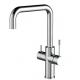 Contemporary Kitchen 3 in 1 Water Filter Tap Hot Cold Water Mixer Filtration Taps