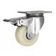 75mm swivel castors with brakes nylon casters double locking casters