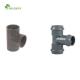Water CPVC Tee Pipe Fitting with Socket Pn10/Pn16 Glue/Thread Connection Design