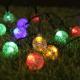 Solar Color Changing Christmas Globe String Lights 8 Modes 100 Led Crystal Ball String Lights Waterproof Fairy Lights