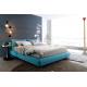 Hot Sale Fashion Exotic Blue Fabric Sleeping Bed