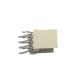 T Type 2.54mm wire to board crimp style connectors 1*4P Right SMT PA46 Natural , Brass UL94V-0