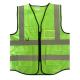 Hi Vis Manufacturer Quality Reflective Zipper Front Safety Vests Customize Logo