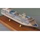 Coral Princess Toy Cruise Ship Model , Ocean Liner Models With Alloy Casting Container Material