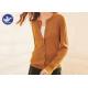 Buttons Up Cardigan Cashmere Sweater Lady Crew Neck Basic Knitwear