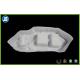 White Plastic ESD Trays PVC With Embossing Pringting For Medication