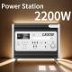2000W 2200W Black Silent Type Petrol Generator Power Station Power Bank for Camping