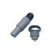 IP50 5 Pin Round Plastic Push Pull Connector Straight Plug Connector