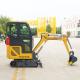 1.5 Ton Hydraulic Mini Excavator Compact Digging Equipment 1500kg Tiny Digger