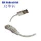 2Pin Non-Standard Mobile Right Angle Type Spring Load Pin Magnetic Pogo Pin Charger Connector