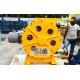 Portable Garden Hose Pump With Rubber Wheels , Squeeze Mortar Pump For Mining Well