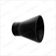 Black Color Fume Eliminator Round Silicone Nozzle With Exquisite Appearance