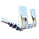 TITAN 3 Axle 4 Axle 60 80 Ton Heavy Equipment Low Bed Trailer Truck Semi Trailer for Sale W