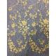 Bridal Embroidered Tulle Fabric / Mesh Lace Fabric With Colorful Flowers 100% Polyester