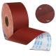 Red Aluminum Oxide Sandpaper Rolls Sanding Cloth Roll for woodworking timber