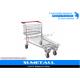 Steel Supermarket Shopping Trolley Extra Large Shopping Cart For Wholesale Market