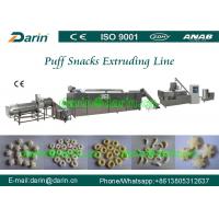 Double screw extruder cereal grain puffing machine with high stable per - formation