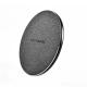 Fashionable Round PU Leather Desktop Wireless Phone Charger 5V 2A 9V 1.67A Input