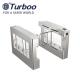 Stainless Steel Access Control Turnstile Gate Waist Height Fully Automatic 35 Watt