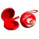 Mini Red Tinplate Christmas Coin Purse Christmas Tree Pendant