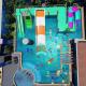 LANCHAO Customized Indoor Water Park Swimming Theme Park Colourful