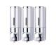 3 Pack 400ml Triple Wall Mounted Soap Dispenser Push Type Bathroom Use
