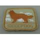 Eco Friendly Custom Embroidery Patches with Polyester yarn / Cotton Yarn metallic thread