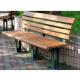 Outdoor WPC Bench Wood-Plastic Composite WPC Garden Bench Easy Installation