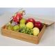 6 In 1 Organizer Bamboo Wooden Storage Box Food Container For Dried Fruit Snacks