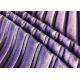 290GSM Purple Velvet Material 93% Polyester Warp Knitted Pleat For Lady'S Skirt Violet