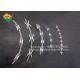 CBT-65 Hot Dipped Galvanized Steel Concertina Razor Barbed Wire Mesh Roll Fence Stainless Steel