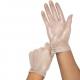 Medium Anti Allergy White Vinyl Gloves For Food Industry