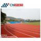 Stadium Synthetic Rubber Running Track 0.4Mpa Wear Resistant