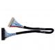 100% Test 1.25mm 2.0mm Pitch 20 30 40 Pin Connector LVDS Shielded Wire LCD Display Cable Assembly