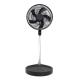 Silica Gel Telescopic Portable Foldable Fan With Timing Function