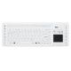 Multi Media NEMA4 Washable Medical Keyboard Wireless With Built In Touchpad