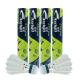 Straight Feather Badminton 3 In 1 Shuttlecock Goose With Great Durability Stability Balance