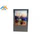 AC100-240V Free Standing Digital Signage , LCD Advertising Screens Media Player 55''