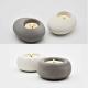 Stone Shape Fragrance Ceramic Candle Holders For Wedding Decoration Elegant Design