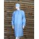 Classic Neck Waist Ties Blue Isolation Gowns,Hospital Isolation Gowns Lightweight