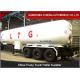 Gas Ammonia Liquid LPG Tank Trailer Volume 49.1 Cubic Meter Steel Material