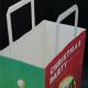 OEM Luxury Christmas Packaging Debossing Custom Die Cut Handle Bags