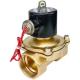 BSPT Connection Brass Direct Acting Normally Closed Solenoid Valve for Water Air