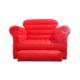 Red Sofa Inflatable Model Water Resistant PVC Tarpaulin Made