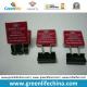 Big Size Square Red Plastic Handle Metal Binder Clip Stationery