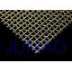 Interior Flat / Bright Woven Wire Mesh , Security Stainless Steel Wire Mesh