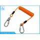 100cm Steel PU 7x19 Security Tether Spring Lanyard