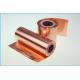 Red 12um Thin Lithium Ion Battery Copper Foil , RoHS Approval Copper Metal Sheets