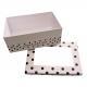 PVC Rigid Cardboard Gift Boxes With Clear Window 157gsm Coated